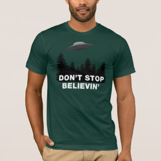 Stoppen Sie nicht Believin (UFO) T-Shirt