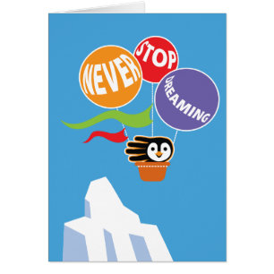 Stoppen Sie nie zu träumen glauben immer an selbst