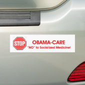STOPPEN Sie Obama-Sorgfalt Autoaufkleber (Auf Auto)
