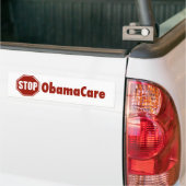 Stoppen Sie ObamaCare Autoaufkleber (Auf Lkw)