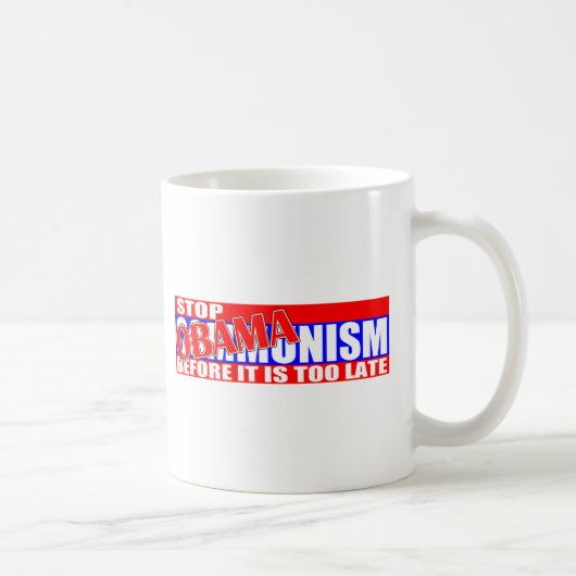 Stoppen Sie Obamanism! Kaffeetasse (Rechts)