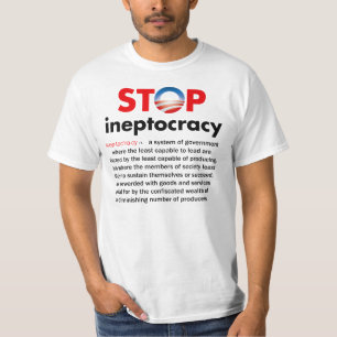 Stoppen Sie Obamas Ineptocracy T-Shirt