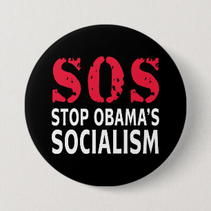 Stoppen Sie Obamas Sozialismus - PAS Button