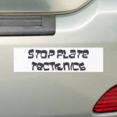 Stoppen Sie Plattentektonik Autoaufkleber (Auf Auto)