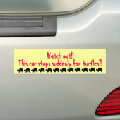 Stoppen Sie plötzlich für Autoaufkleber (Auf Auto)