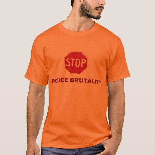 stoppen Sie Polizei-Brutalität T-Shirt (Vorderseite)