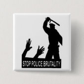 stoppen Sie Polizei-Brutalitätsknopf Button (Vorderseite)