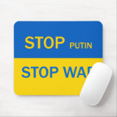 Stoppen Sie Putin, stoppen Sie den Krieg Mousepad! Mousepad (Mit Mouse)