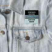 Stoppen Sie Rechenzentren, retten Sie unser Wasser Button (Beispiel)