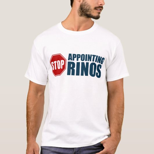 Stoppen Sie, RINOs zu ernennen T-Shirt (Vorderseite)