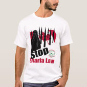 STOPPEN Sie SHARIA GESETZ (Kanada) T-Shirt (Vorderseite)
