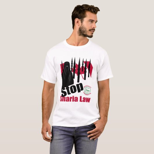 STOPPEN Sie SHARIA GESETZ (Kanada) T-Shirt (Vorne ganz)