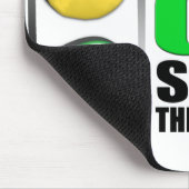 Stoppen Sie sich zu beschweren Mousepad (Ecke)