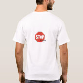 Stoppen Sie Snitchin T-Shirt (Rückseite)