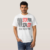 Stoppen Sie SOPA u. PIPA T - Shirt (Vorne ganz)