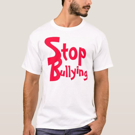 Stoppen Sie, T - Shirt einzuschüchtern (Vorderseite)