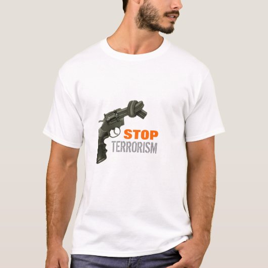 Stoppen Sie Terrorismus T-Shirt (Vorderseite)