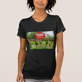 Stoppen Sie Tiermissbrauch T-Shirt