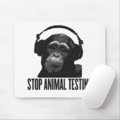 stoppen Sie Tierversuche Mousepad (Mit Mouse)