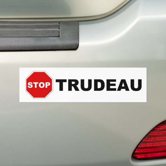 STOPPEN Sie TRUDEAU Autoaufkleber (Auf Auto)