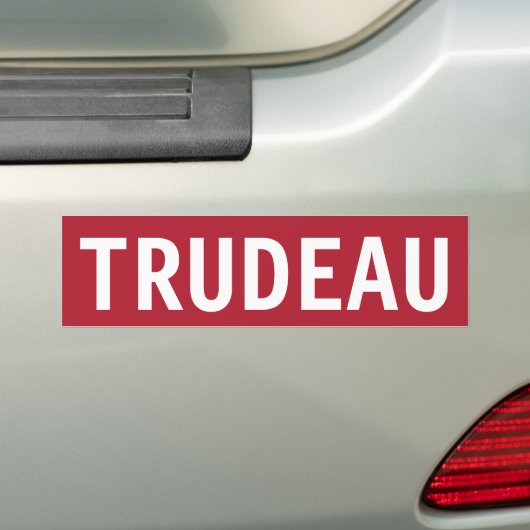 STOPPEN SIE TRUDEAU AUTOAUFKLEBER (Auf Auto)