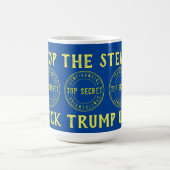 Stoppen Sie Trump an der Blockade Kaffeetasse (Mittel)