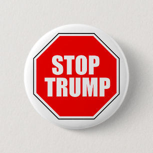 "STOPPEN Sie TRUMPF" 2,25 Zoll Button