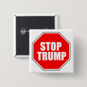 "STOPPEN SIE TRUMPF " BUTTON (Vorne & Hinten)