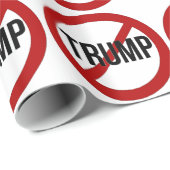 Stoppen Sie Trumpf Geschenkpapier (Rolleneckpunkt)
