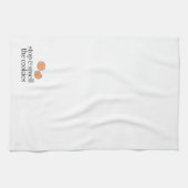 Stoppen Sie u. riechen Sie die Plätzchen Geschirrtuch (Horizontal)