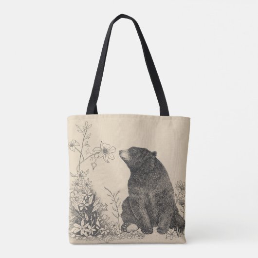 Stoppen Sie und riechen Sie die Blumen-Tasche Bag2 Tasche (Rückseite)