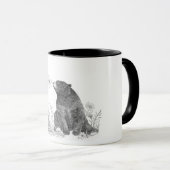 Stoppen Sie und riechen Sie die Blumen-Tasse Tasse (VorderseiteRechts)