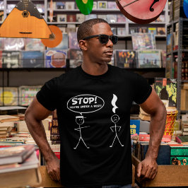 Stoppen Sie unter einem Erholung Police Funny Musi T-Shirt