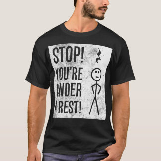 Stoppen Sie unter einer Erholung lustiges Grammati T-Shirt
