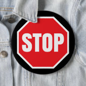 stoppen Sie Verkehrszeichen Button (Beispiel)