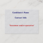 Stoppen Sie Wiederholungs-Straftäter Visitenkarte (Rückseite)