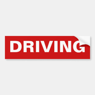 STOPPEN SIE ZU FAHREN AUTOAUFKLEBER