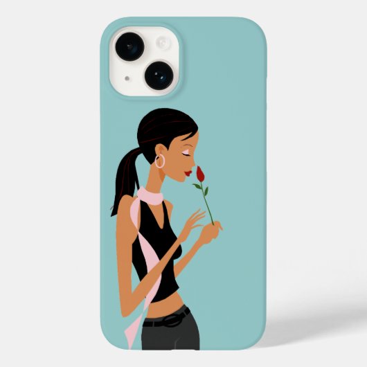 Stoppen und Riechen der Rose Telefongehäuse Case-Mate iPhone Hülle (Rückseite)