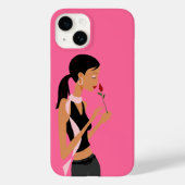 Stoppen und Riechen der Rose Telefongehäuse Case-Mate iPhone Hülle (Rückseite)