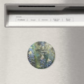 Stoppen und riechen Sie die Bluebonnets Kühlschran Magnet (In Situ (Geschirrspüler))