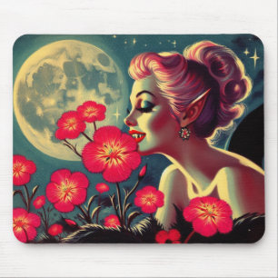 Stoppen und riechen Sie die Blume Mousepad
