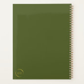 Stoppen und riechen Sie die Blume Planer (Rückseite)