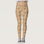 Stoppen und riechen Sie die Erdbeeren Schnecke Gel Leggings (Vorderseite)