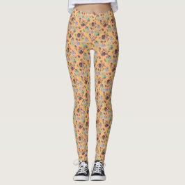 Stoppen und riechen Sie die Erdbeeren Schnecke Gel Leggings