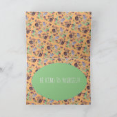 Stoppen und riechen Sie die Erdbeeren Schnecke Sel Karte (Innenseite)