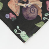 Stoppen und riechen Sie die Erdbeeren Schneckenmus Fleecedecke (Ecke)