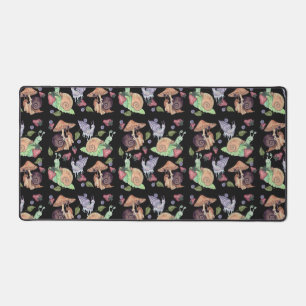 Stoppen und riechen Sie die Erdbeeren Schneckenmus Schreibtischunterlage