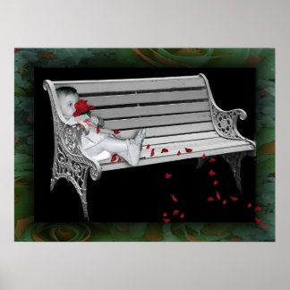 Stoppen und riechen Sie die Rose - Drucken Poster