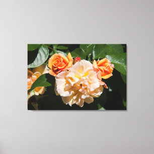 Stoppen und riechen Sie die Rose Leinwanddruck