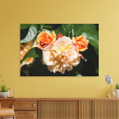 Stoppen und riechen Sie die Rose Leinwanddruck (Insitu (Wohnzimmer))